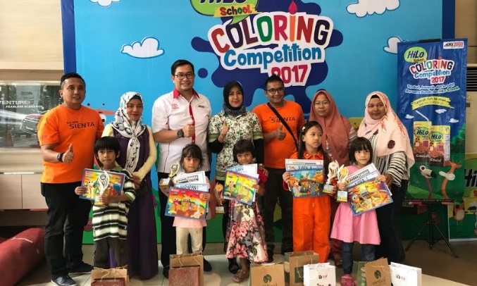 Foto Murid TK Telkom Jawara HiLo School Coloring Competition 2017