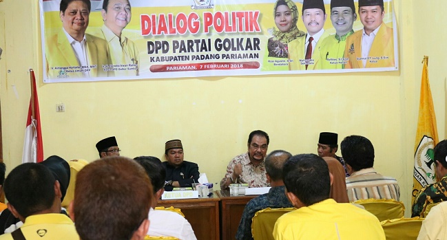 Foto DPD Partai Golkar Padang Pariaman Lakukan Dialog Politik
