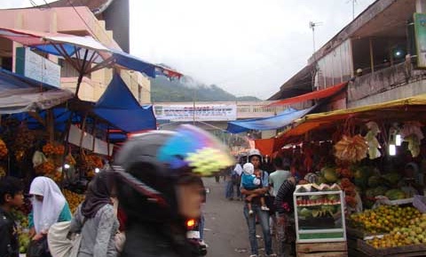 Foto Pasar Padang Panjang tak Aman, Pedagang Mengeluh