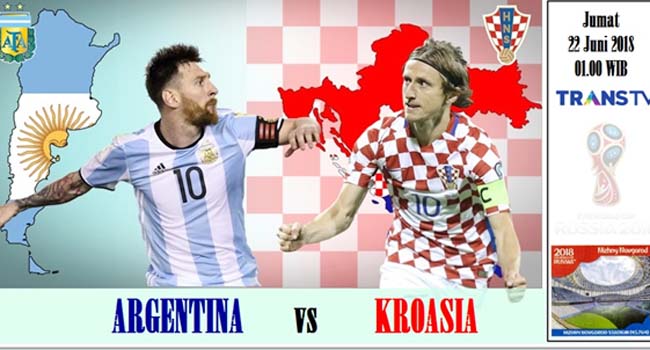 Foto Preview  Argentina vs Kroasia; Kalah, &quot;Tango&quot; Siap-siap Angkat Koper
