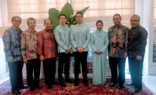 Foto Manajemen Semen Padang, Halal Bihalal dengan Menteri BUMN