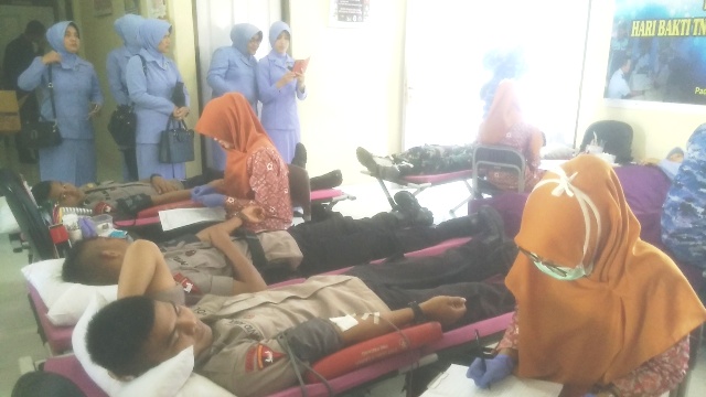 Foto Lanud Sutan Syahrir Laksanakan Donor Darah