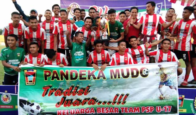 Foto Juara Piala Soeratin, PSP Padang Wakili Sumbar di Pentas Nasional
