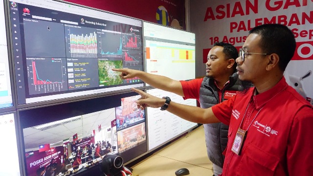 Foto Pembukaan Asian Games, Trafik dan Payload Data Telkomsel Naik 720 Persen
