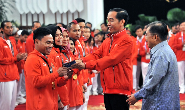Foto Asian Games Sukses, Presiden Sampaikan Apresiasi ke Semua Pihak 