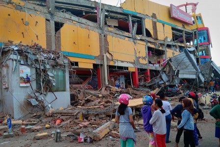 Foto Korban Meninggal Gempa Palu Sementara 384 Orang