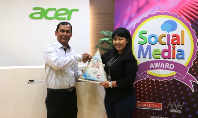 Foto Acer Indonesia Raih Penghargaan Social Media Award 2018