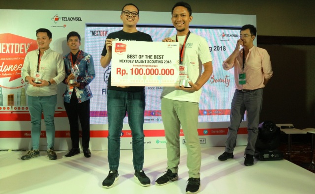 Foto Telkomsel Umumkan Pemenang The NextDev 2018