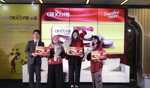 Foto Lotte Choco Pie Mengajak Ibu Indonesia Meningkatkan Perkembangan Anak