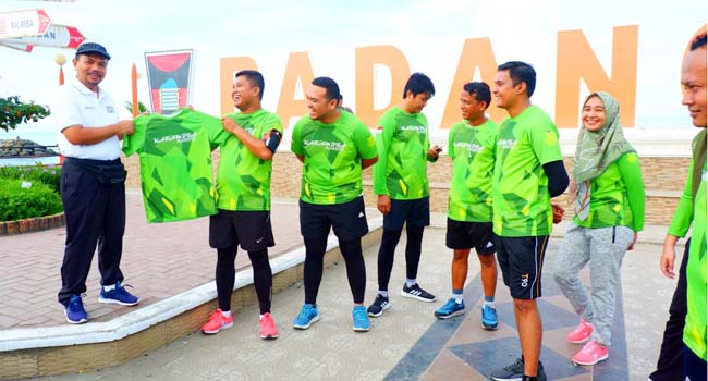 Foto Karambia Runners Ajak Masyarakat Padang Budayakan Olahraga