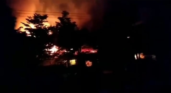 Foto MTsN 1 Pesisir Selatan Terbakar