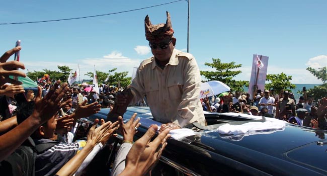 Foto Survei LP3ES: Prabowo  Capres Terkuat di Pilpres 2024