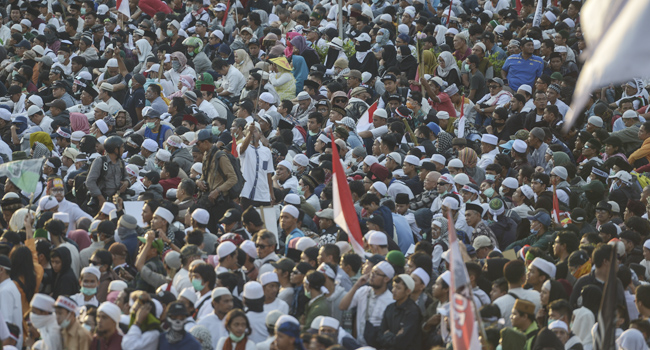 Foto Pemerintah Cegah Massa ke Jakarta Jelang Sidang Gugatan Pemilu di MK