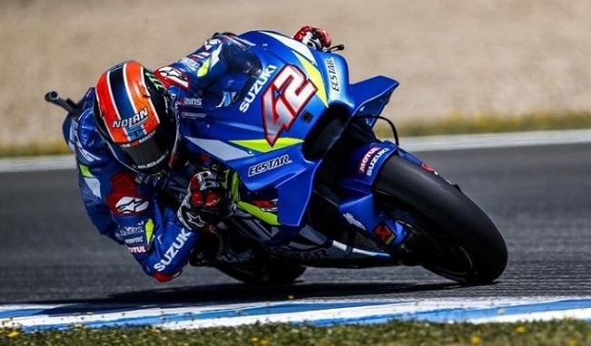 Foto Alex Rins Menangi Balap di Aragon