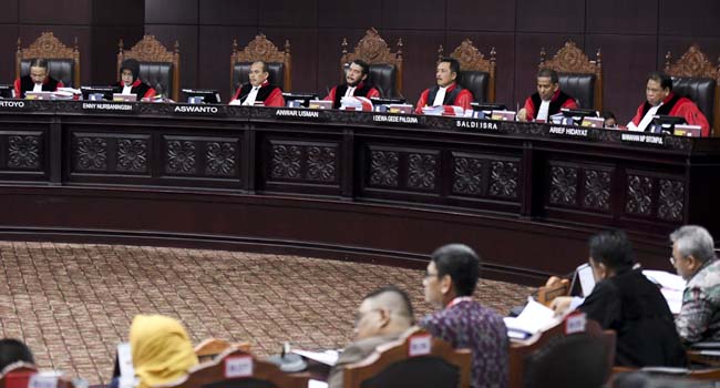 Foto MK Tak Persoalkan Perbaikan Permohonan dari Tim Prabowo-Sandi