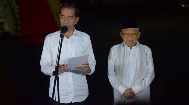 Foto Prabowo Hormati Keputusan MK, Jokowi: Tak Ada Lagi 01 dan 02, yang Ada Persatuan Indonesia