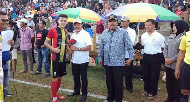 Foto Hempaskan Tim Pra PON, Jordus FC Pertahankan Gelar Juara