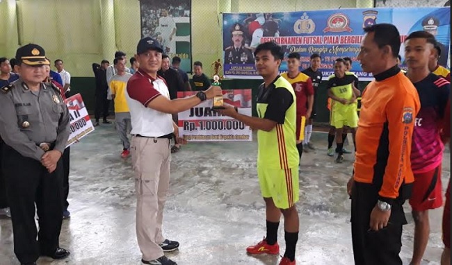 Foto Polres Solsel Adakan Turnamen Futsal Kapolda Cup