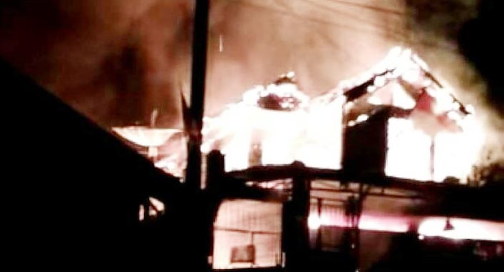 Foto Kebakaran Ruko di Pasaman, Dua orang Tewas