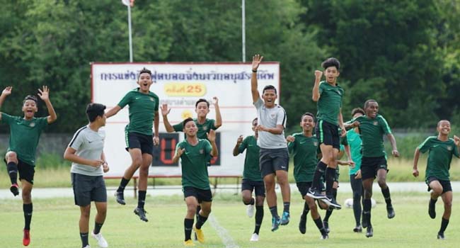 Foto Tundukkan Myanmar, Timnas Indonesia U-15 Lolos ke Semifinal Piala AFF