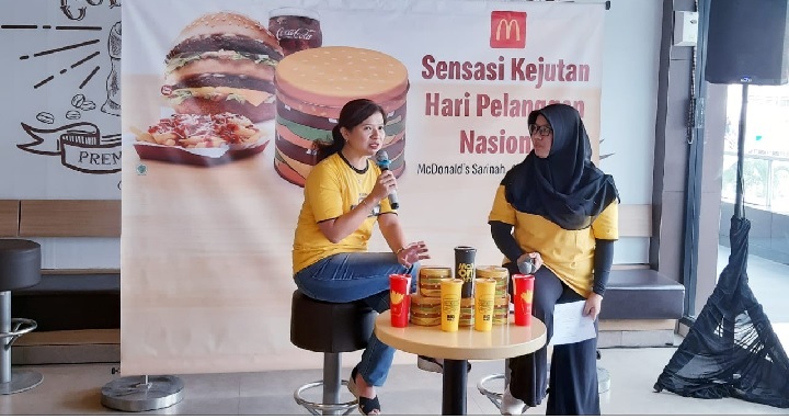 Foto Hari Pelanggan Nasional, McDonald's Apresiasi Pelanggan  