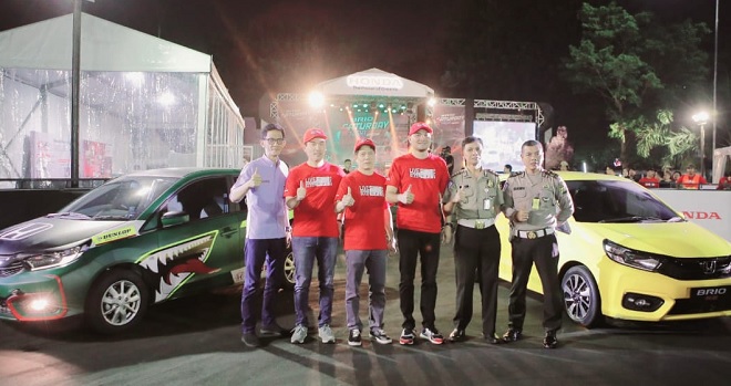 Foto Honda Gelar Final Brio Saturday Night Challenge 2019 di Jakarta 