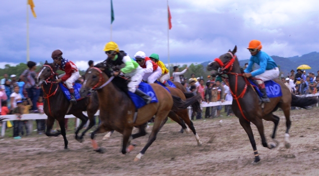 Foto Kuda Black Dragon Sumbar Juara Pertama Sawahlunto Derby 2019