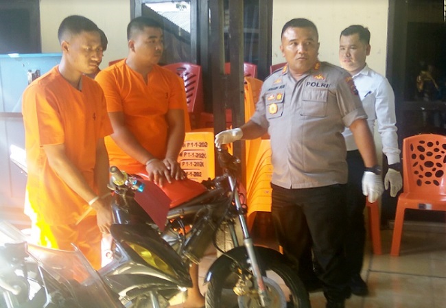 Foto Kawanan Pencuri Sepeda Motor di Sawahlunto Ditangkap