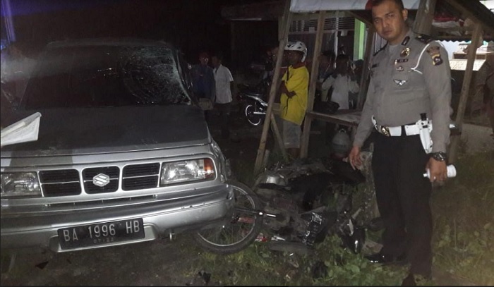 Foto Kecelakaan di Solok, Ayah dan Anak Meninggal