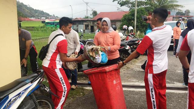 Foto Cegah Korona, Polres Padang Panjang Adakan Goro