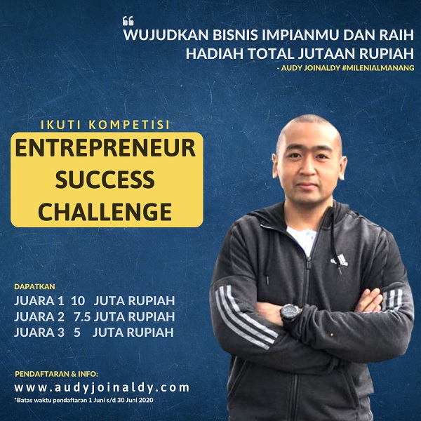 Foto Audy Joinaldy Gelar Kompetisi Entrepreneur Success Challenge 2020