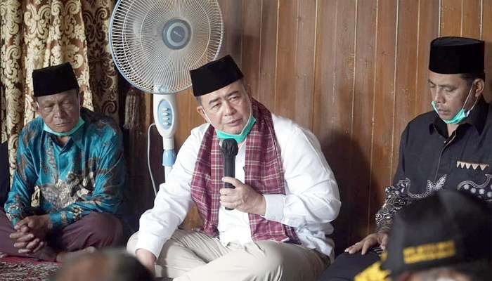 Foto Masyarakat Gaung Kabupaten Solok Dukung Nasrul Abit karena Peduli Adat
