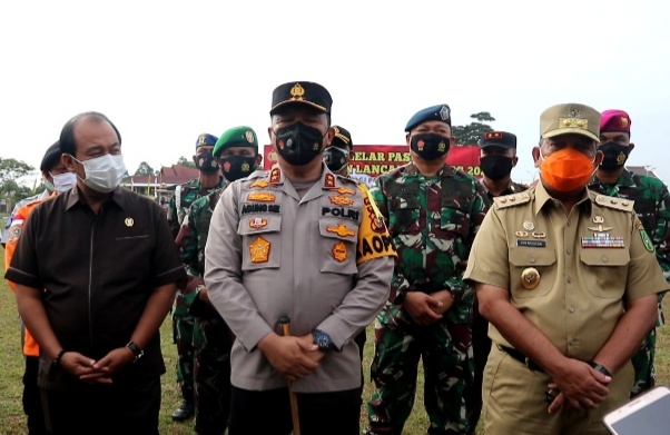 Foto Dari Opersi Lilin Lancang Kuning 2020, Ini Pesan Kapolda Riau