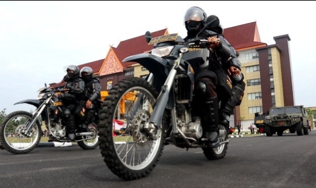 Foto Operasi Lancang Kuning, 1.200 Personel Gabungan Disiagakan di Riau