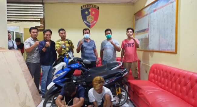 Foto Mencuri Motor, Dua Pelajar di Limapuluh Kota ditangkap Polisi
