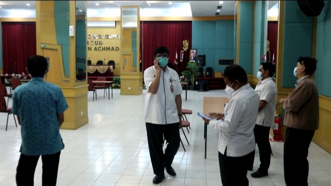 Foto Tiru Presiden, Ini Lokasi Suntikan Vaksin Sinovac Pertama di Riau