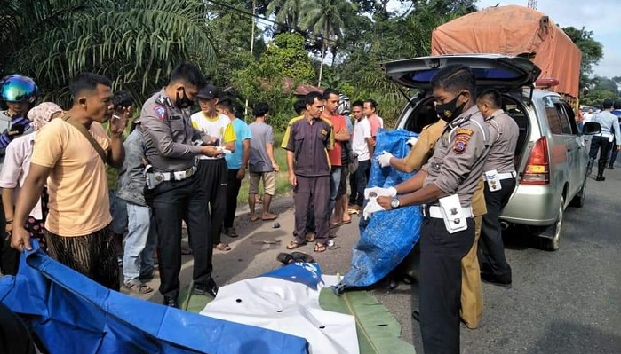 Foto Mahasiswa Universitas Dharma Indonesia Tewas Kecelakaan