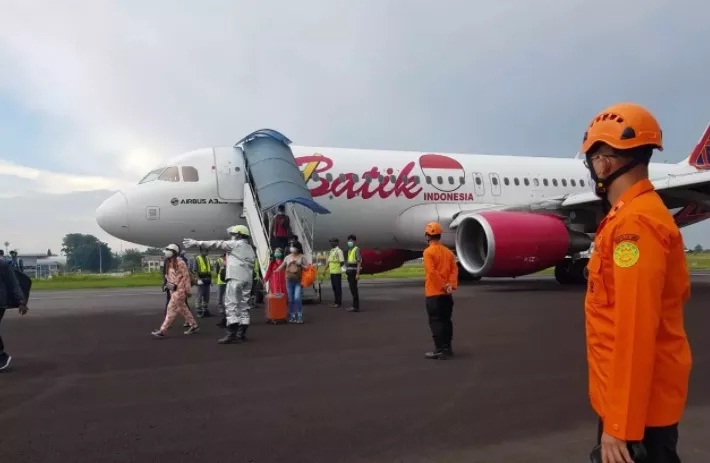 TNKT Investigasi Insiden Batik Air Mendarat Darurat di Jambi