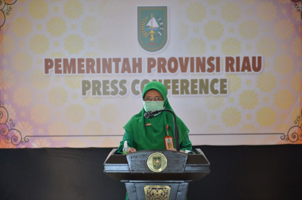 Foto 355 Warga Riau Kembali Terkonfirmasi Positif Covid-19