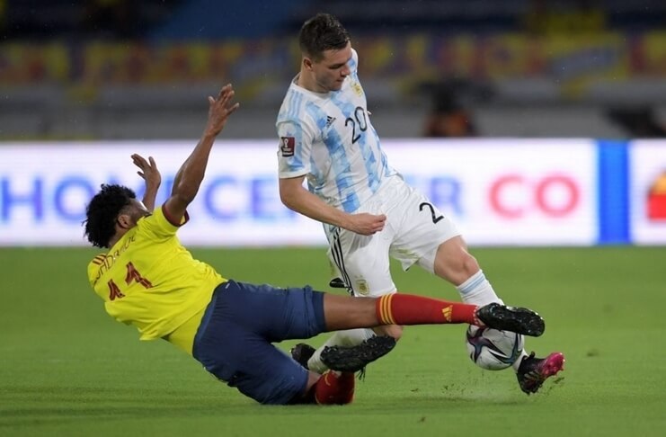 Foto Kolombia Tahan Argentina 2-2, Brasil Menang
