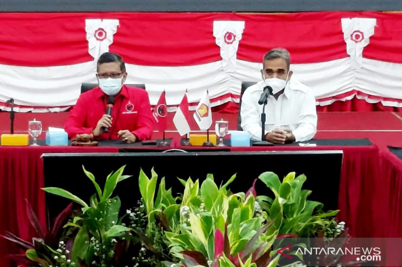 Foto Pertemuan PDIP-Gerindra tak Bahas Pemilu 2024