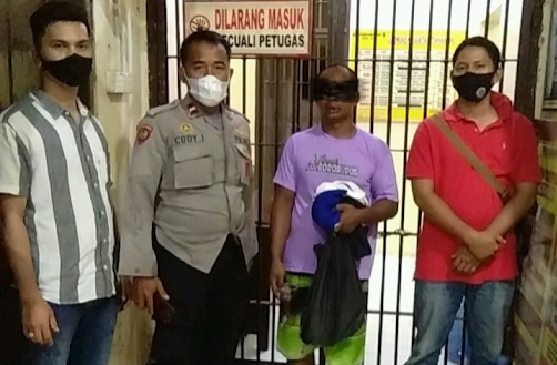 Foto Pelaku Dugaan Pemerkosaan Anak di Bawah Umur Diamankan Polsek Tanjung Mutiara