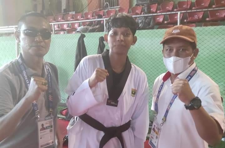Foto Taekwondo Sumbangkan Medali Emas Kedua Sumbar