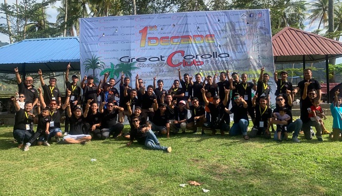 Foto Anniversary Satu Dekade Great Corolla Team Padang Sukses