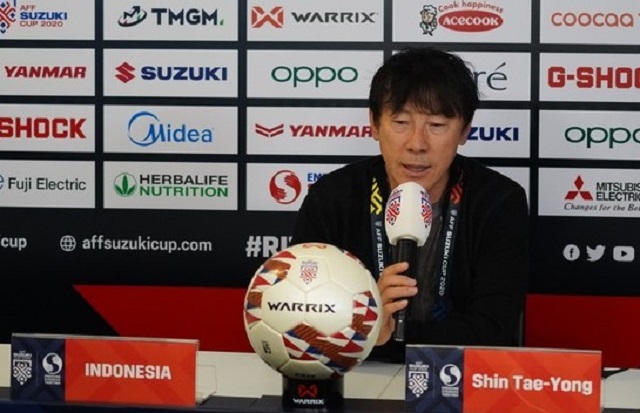 Foto Shin Tae-yong Janjikan Skuad Garuda akan Lebih Kuat di Piala Asia 2023