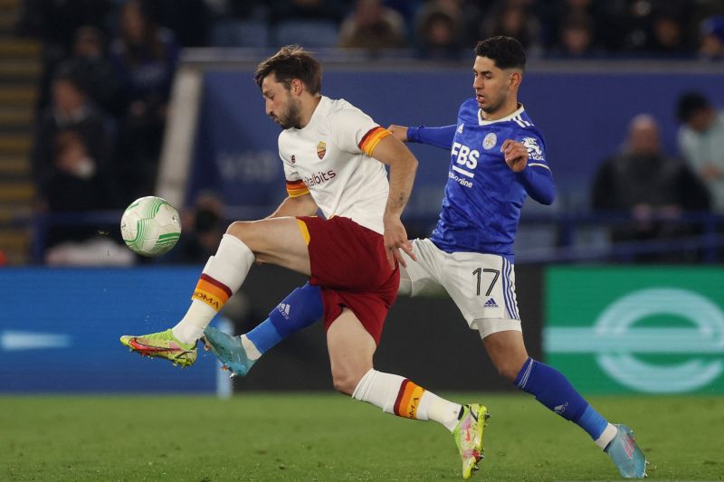Foto As Roma Tahan Leicester City 1-1