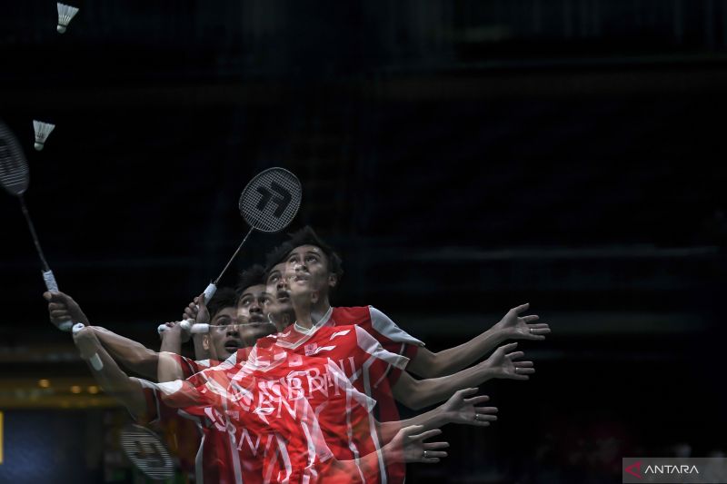 Foto Shesar Kembali Jadi Penentu Indonesia ke Final Piala Thomas