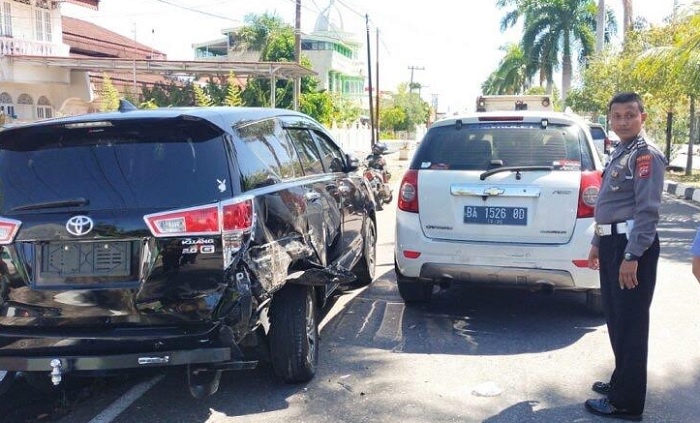 Foto Begini Kronologi Kecelakaan Lalu lIntas di Jalan Flamboyan
