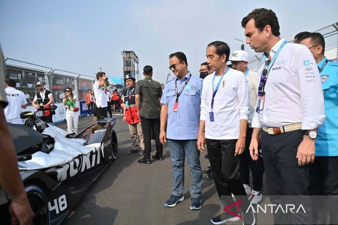 Foto Presiden Jokowi Sebut Formula E akan Jadi Ajang Balap Masa Depan