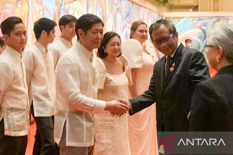 Foto Mahfud MD Hadiri Pelantikan Presiden Filipina Ferdinand Marcos Jr